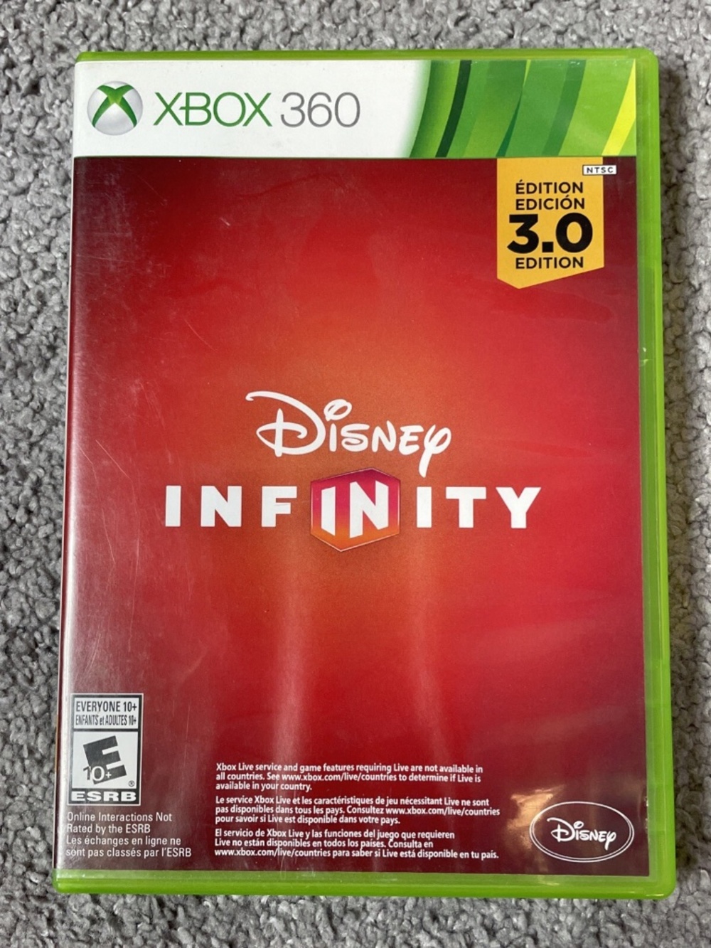 Disney Infinity (3.0 Edition) (Microsoft Xbox 360, 2015) With Manual Tested